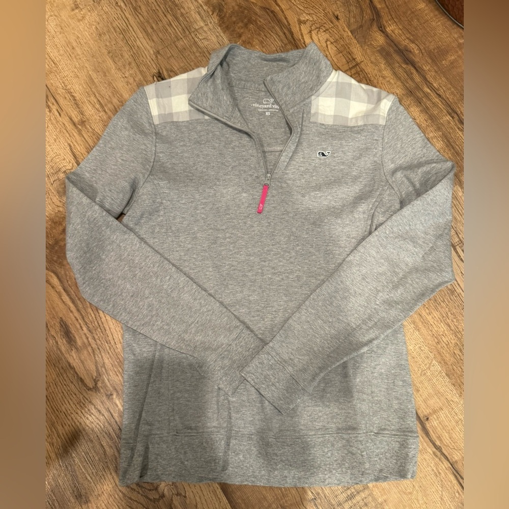 Vineyard Vines Grey quarter zip